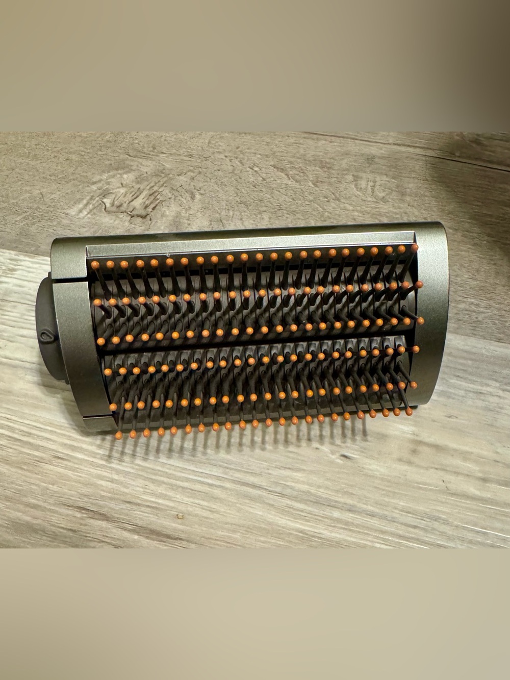 The Dyson Airwrap brush attachment for coarse hair is designed for the Dyson Air